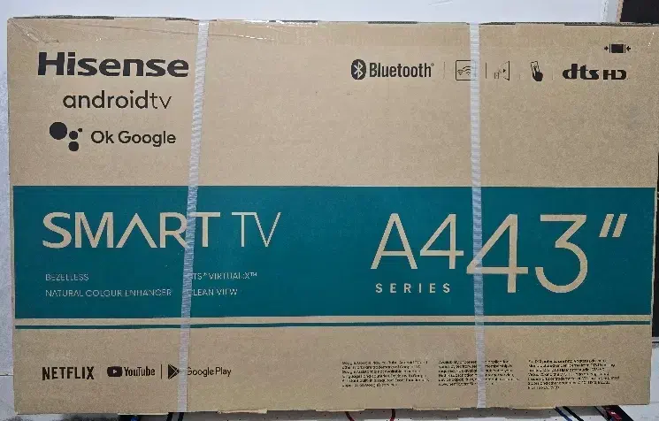 فروش LED هایسنس 43اینچ|تلویزیون و پروژکتور|شیراز, قالیشویی|دیوار