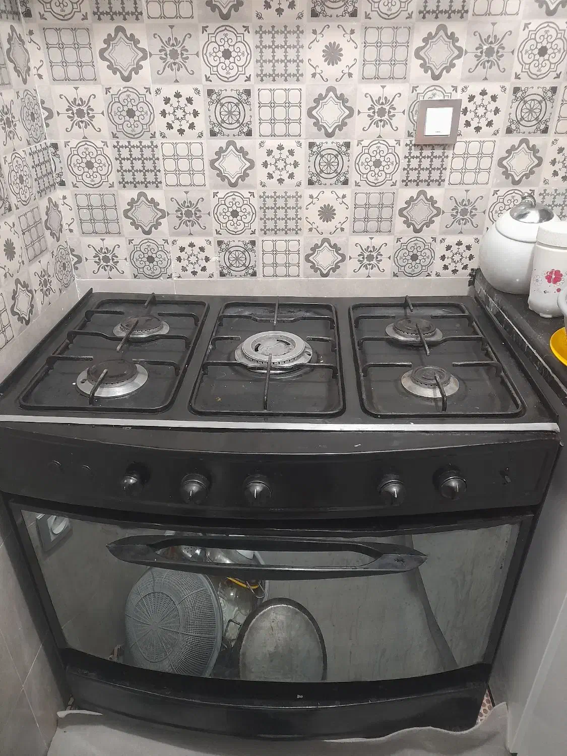 گاز ۵ شعله سالم|اجاق گاز و لوازم برقی پخت‌وپز|برازجان, |دیوار