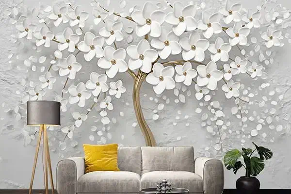 گل دار کاغذ دیواری|تابلو، نقاشی، عکس|یزد, |دیوار