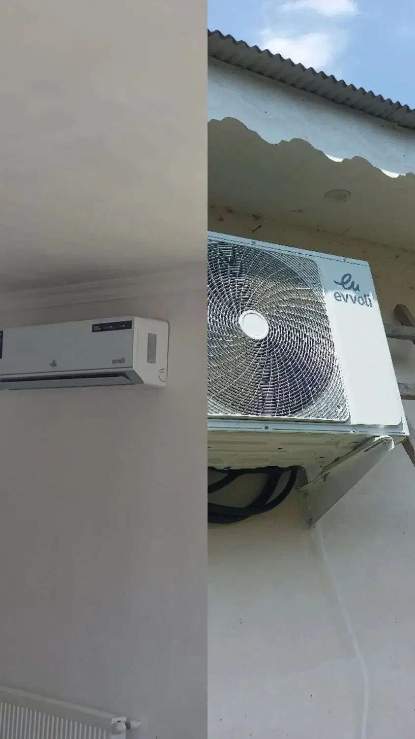 نصب‌انواع کولر اسپیلت|خدمات پیشه و مهارت|رشت, دروازه لاکان|دیوار