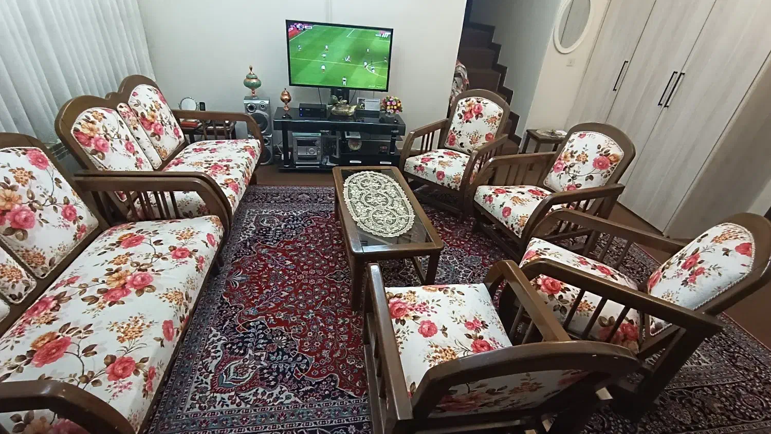 مبلمان با چوب نراد|مبلمان خانگی و میز عسلی|شیرود, |دیوار