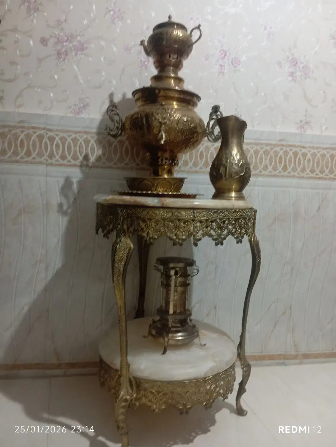 میزو سماور برنجی|کلکسیون و سرگرمی|نسیم‌شهر, |دیوار