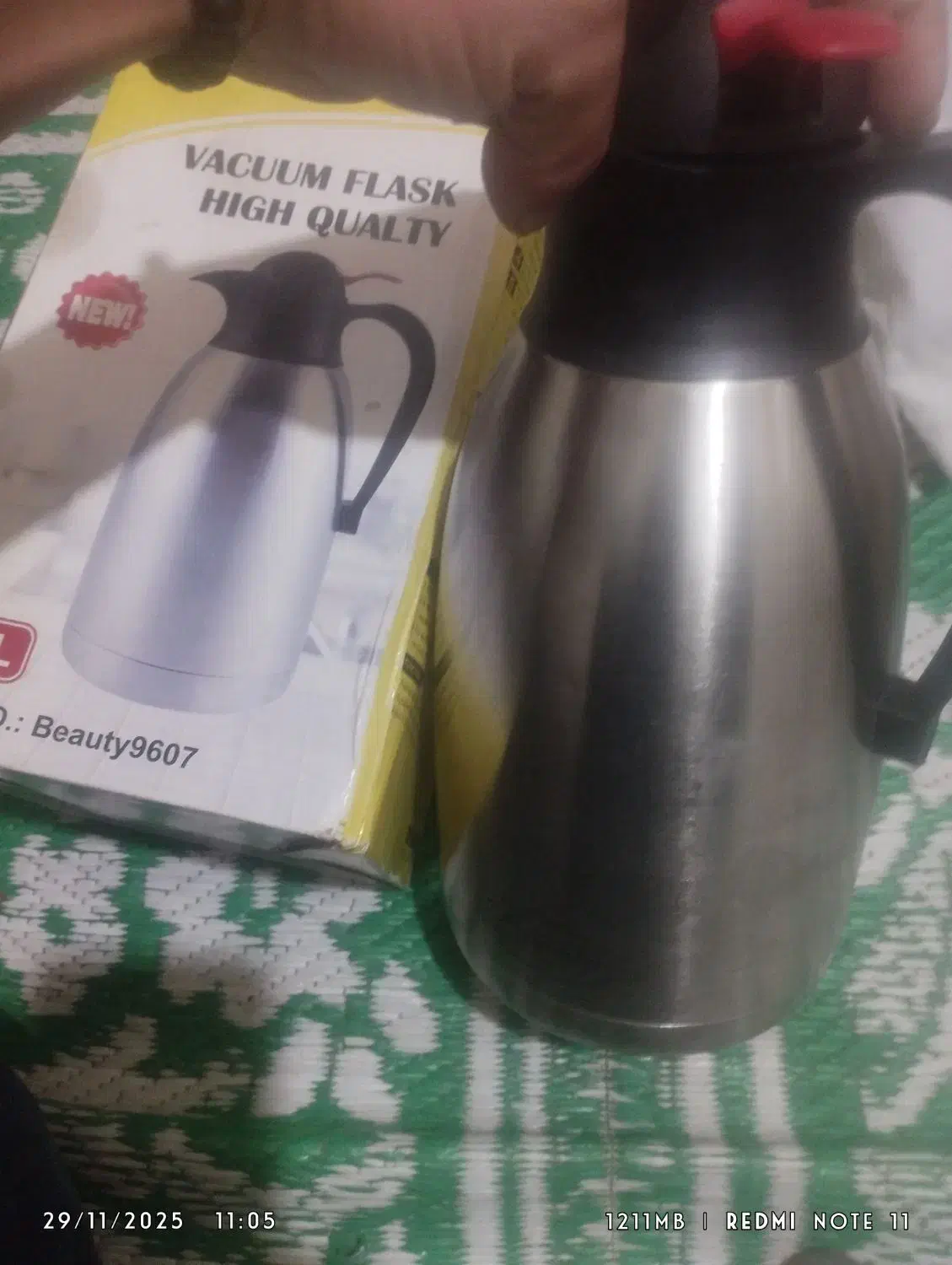 فلاکس استیل ۲لیتری نو|قوری، کتری، قهوه‌ساز دستی|اراک, |دیوار