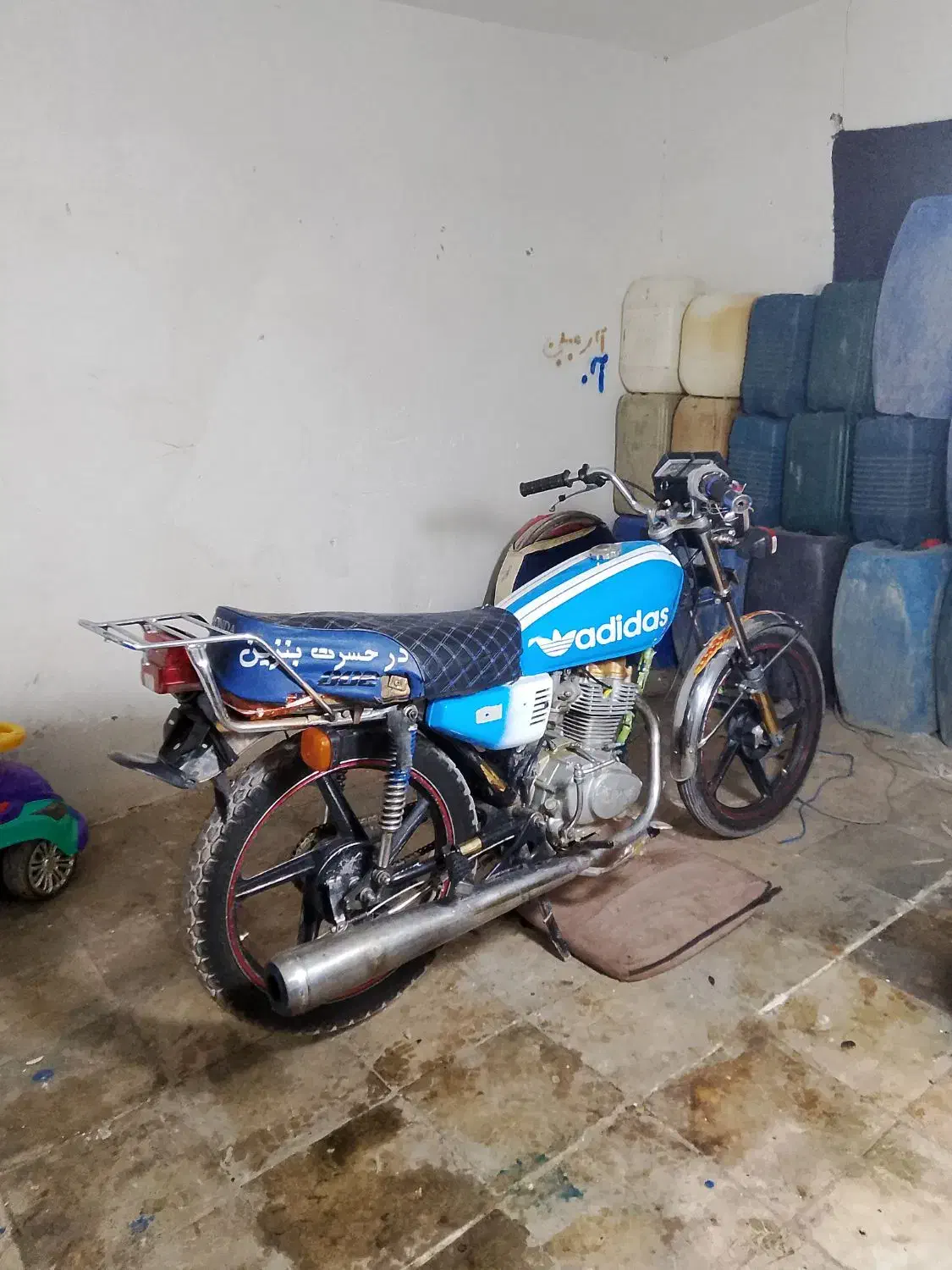 موتور سالم تازه تعمیر هم کردمش 125 هست|موتورسیکلت|نرماشیر, |دیوار