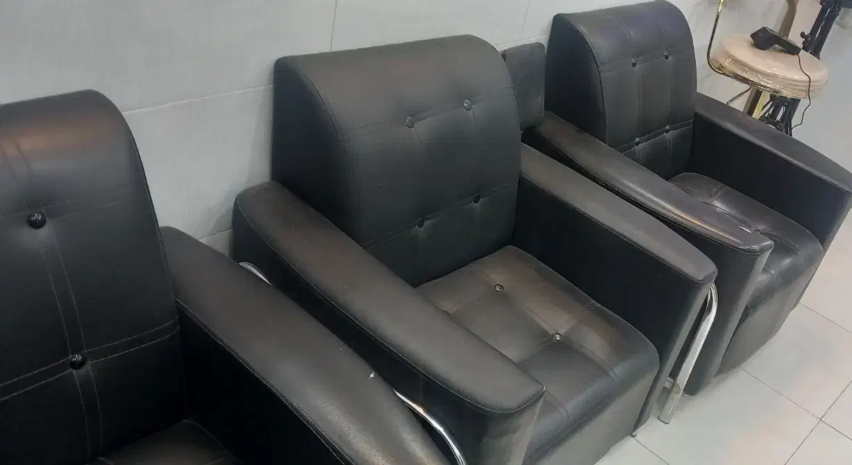 مبل نیم ست اداری چرم|مبلمان اداری|شهرکرد, |دیوار