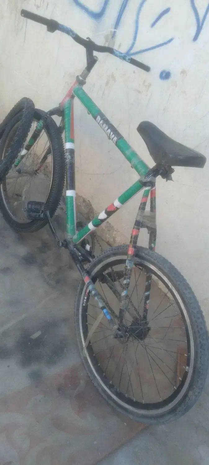 دوچرخه ۲۶ اساک معامله با گوشی یا تبلت یا پولی|دوچرخه، اسکیت، اسکوتر|خاش, |دیوار