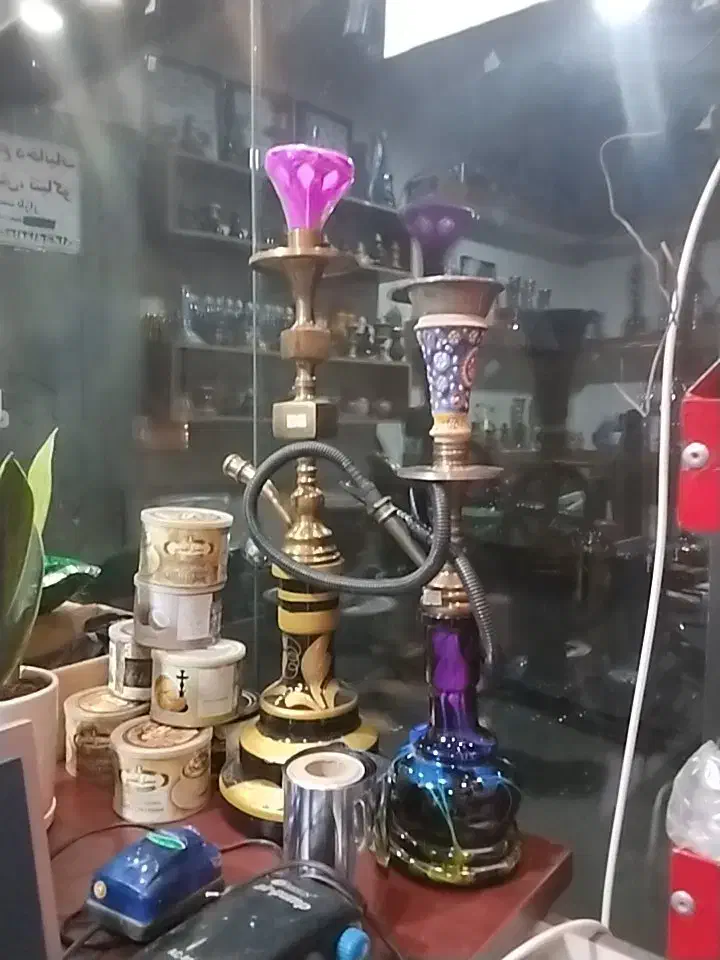 قلیان تنه برنجی اصل نو|کلکسیون و سرگرمی|کرج, احدآباد|دیوار