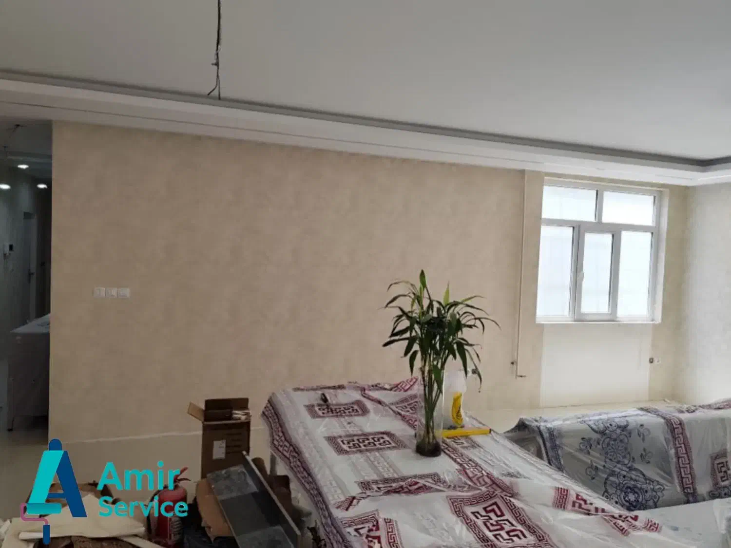 نصب تخصصی کاغذ دیواری وماربل شیت و ترموال وکابینت|خدمات پیشه و مهارت|بندر ماهشهر, |دیوار