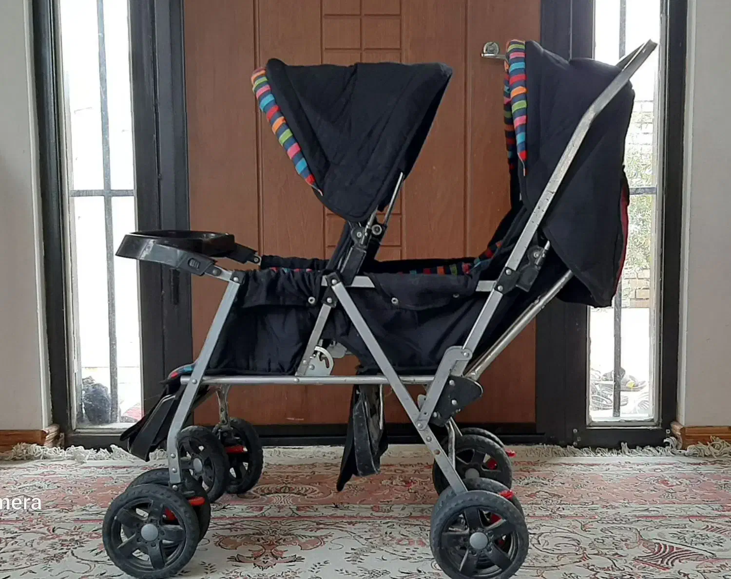 کالسکه دوقلو و کریر|کالسکه و لوازم جانبی|آشخانه, |دیوار