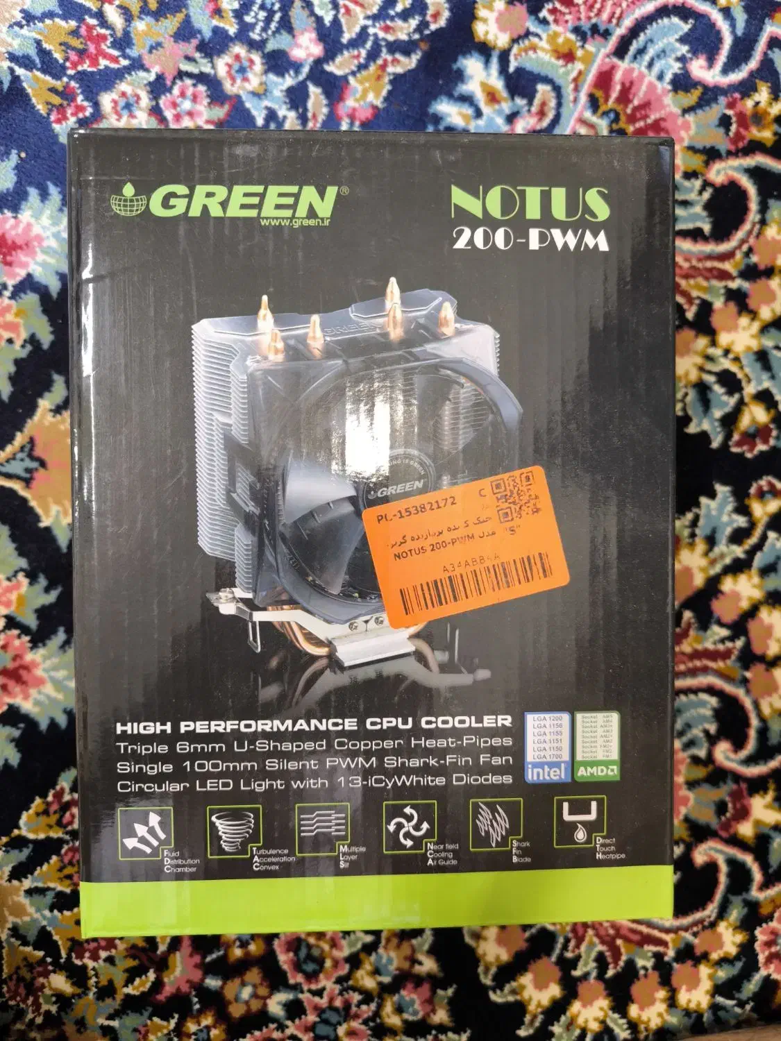 خنک کنند فن green مدل notus 200-pwm|قطعات و لوازم جانبی رایانه|اصفهان, هزارجریب|دیوار