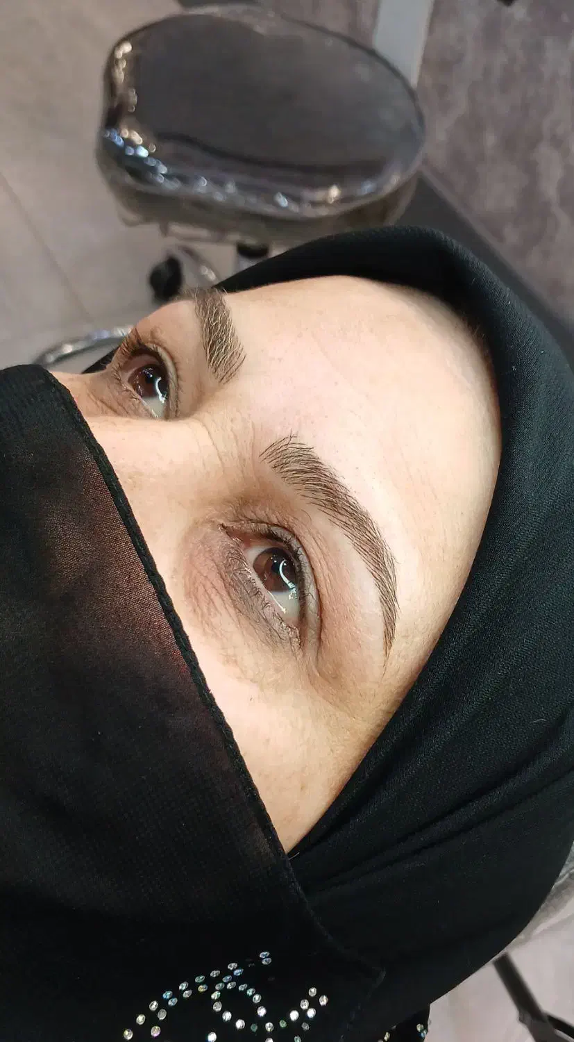 خدمات فیبروزباابروی نچرال فقط ۵۵۰|خدمات آرایشگری و زیبایی|قم, کلهری|دیوار