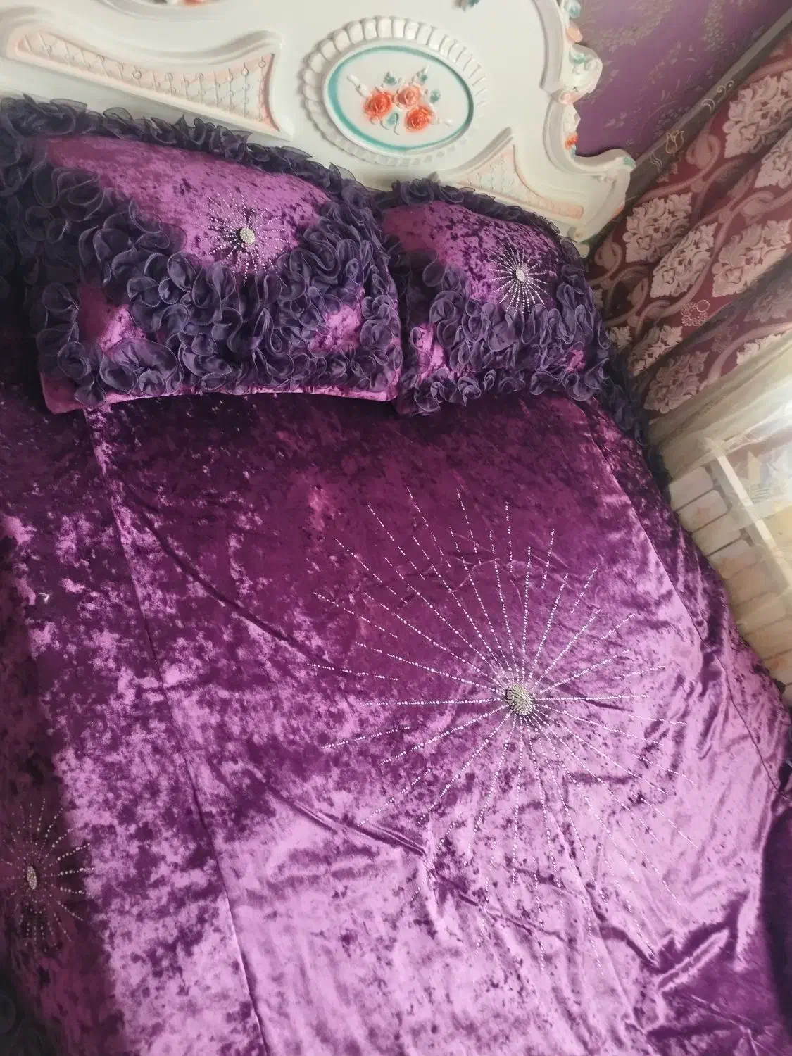 سرویس روتختی مخمل ترک مارک belenay اکبند|سرویس روتختی|تهران, سازمان آب|دیوار