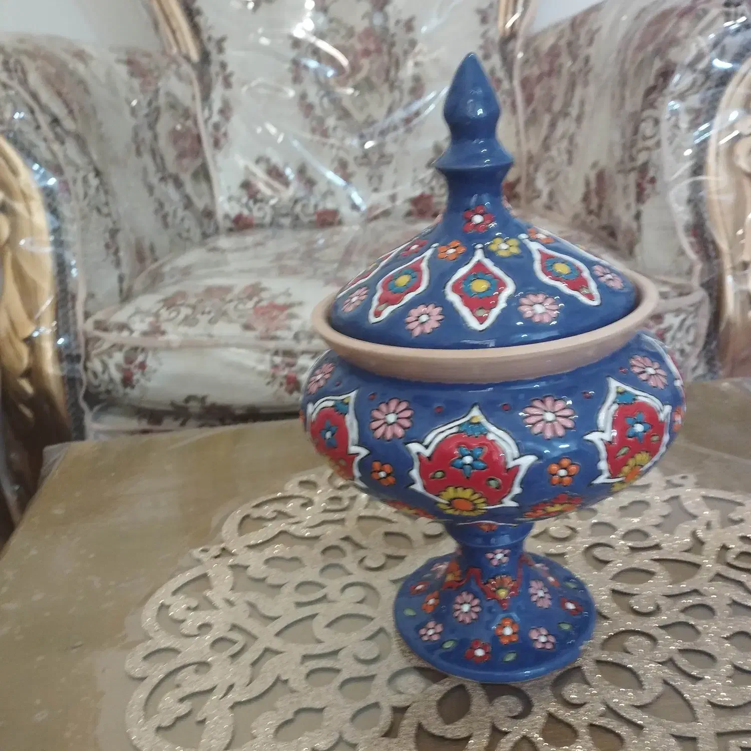 فنجان میناکاری|صنایع دستی و سایر لوازم تزئینی|محمدیه-قزوین, |دیوار