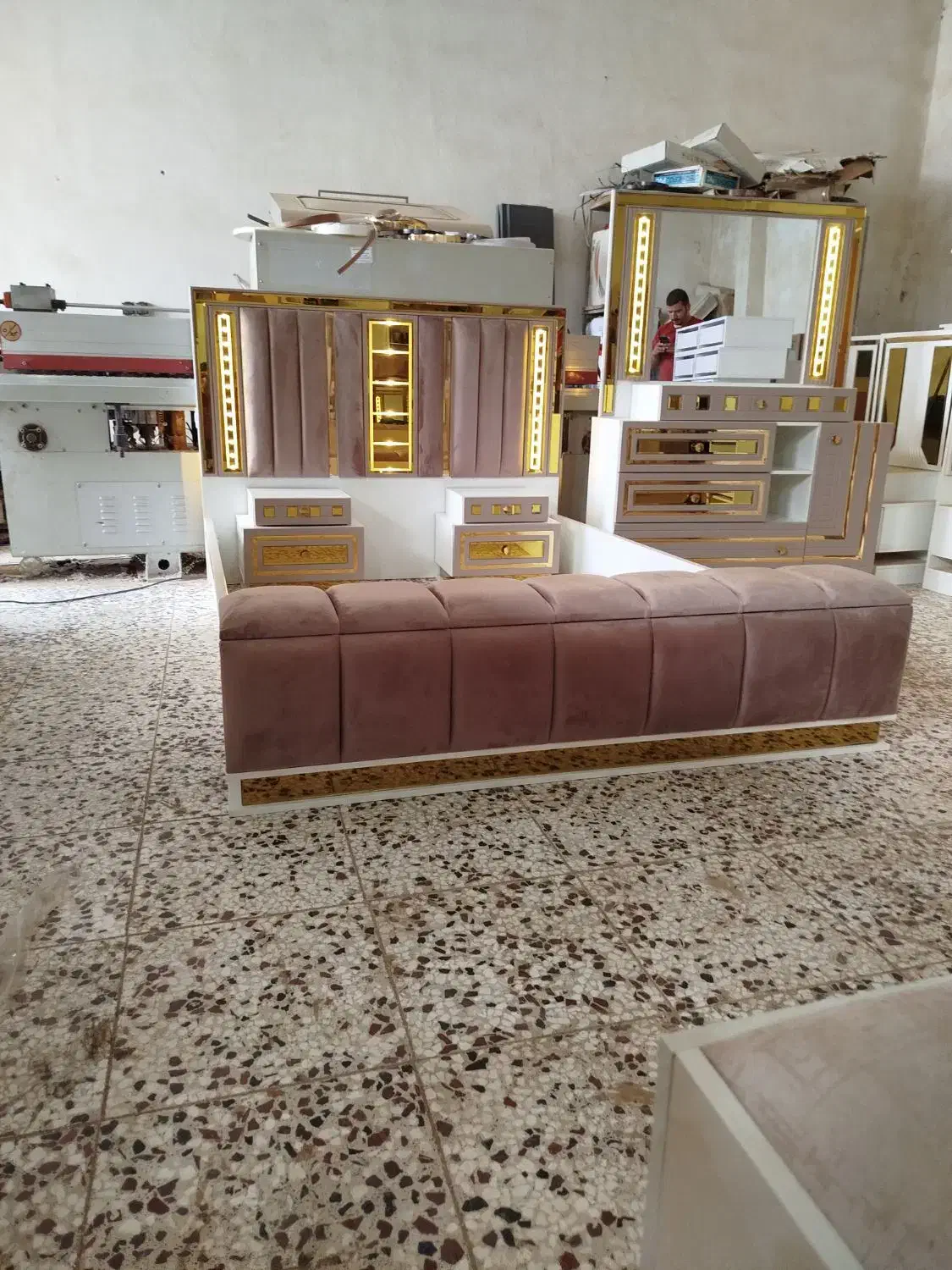 سرویس آنجل مدل عربی|تخت و سرویس خواب|گنبد کاووس, |دیوار