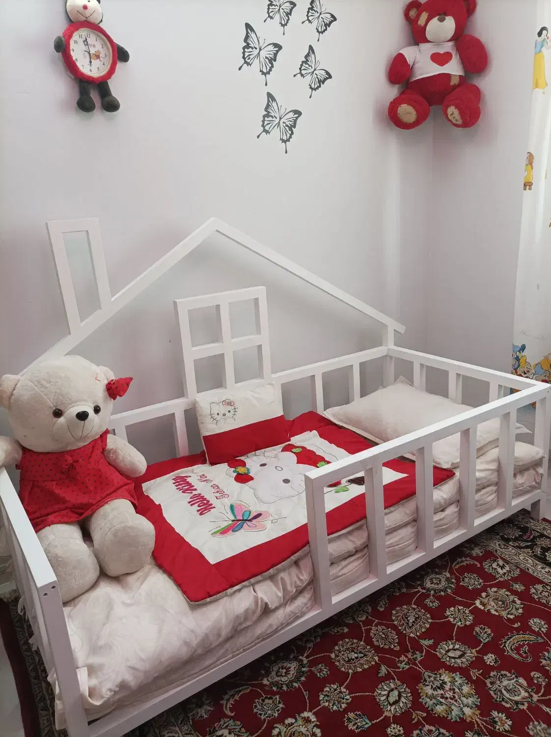 تخت کلبه نوجوان|تخت و سرویس خواب|مشهد, چهارچشمه|دیوار