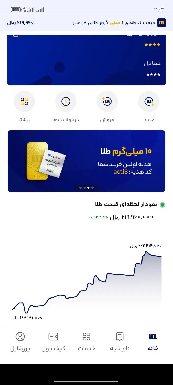 طلای رایگان|کارت هدیه و تخفیف|آذرشهر, |دیوار