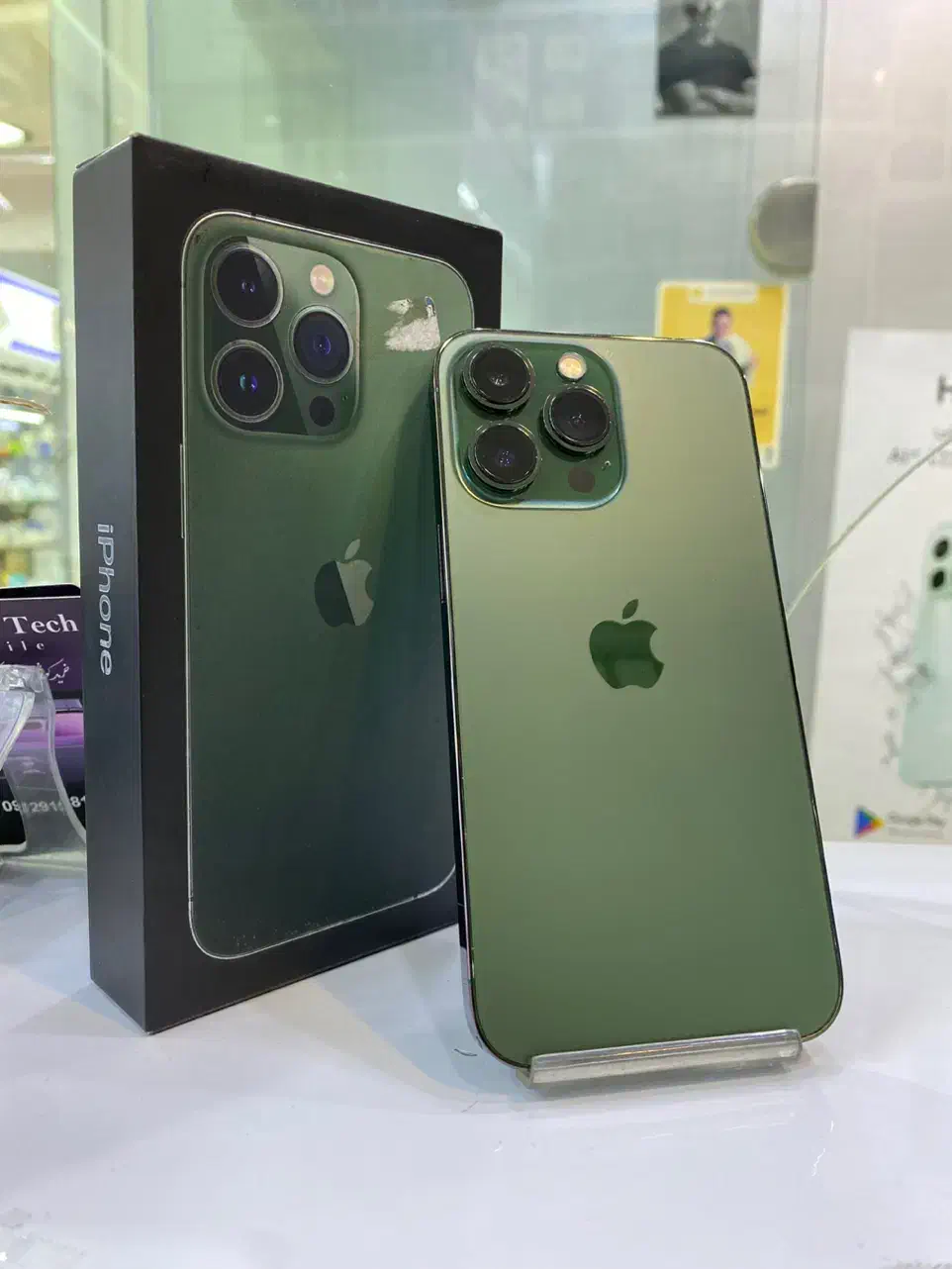 iphone 13 pro سبز در حد نو دو سیم|موبایل|تهران, نصرت|دیوار