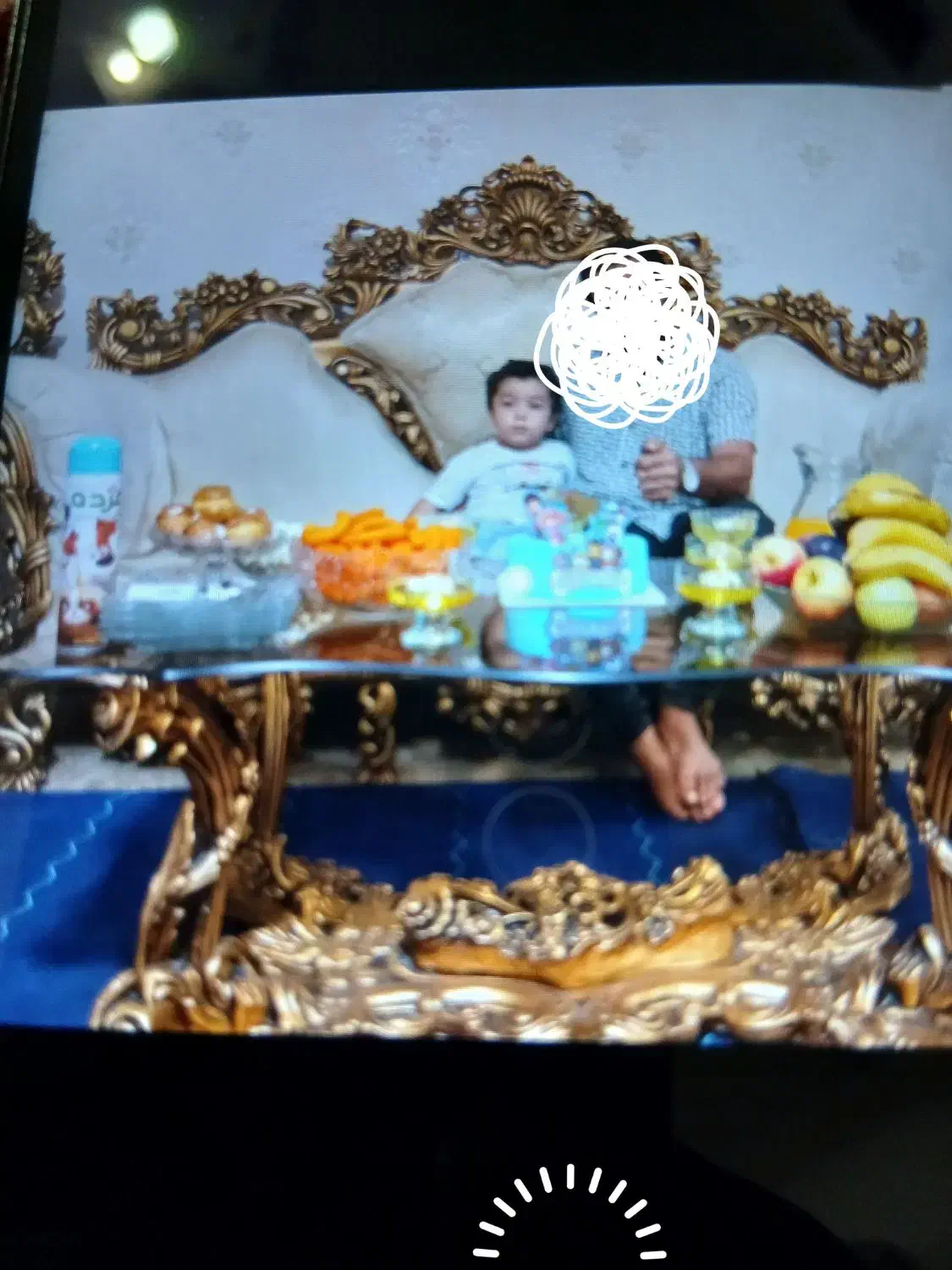 مبل مصری سلطنتی ۷ نفره|مبلمان خانگی و میز عسلی|نسیم‌شهر, |دیوار
