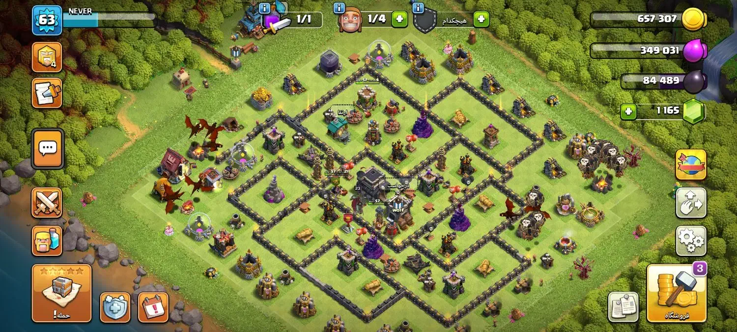 اکانت کلش آف کلنز|کنسول، بازی ویدئویی و آنلاین|مشهد, هفت تیر (نه دره)|دیوار