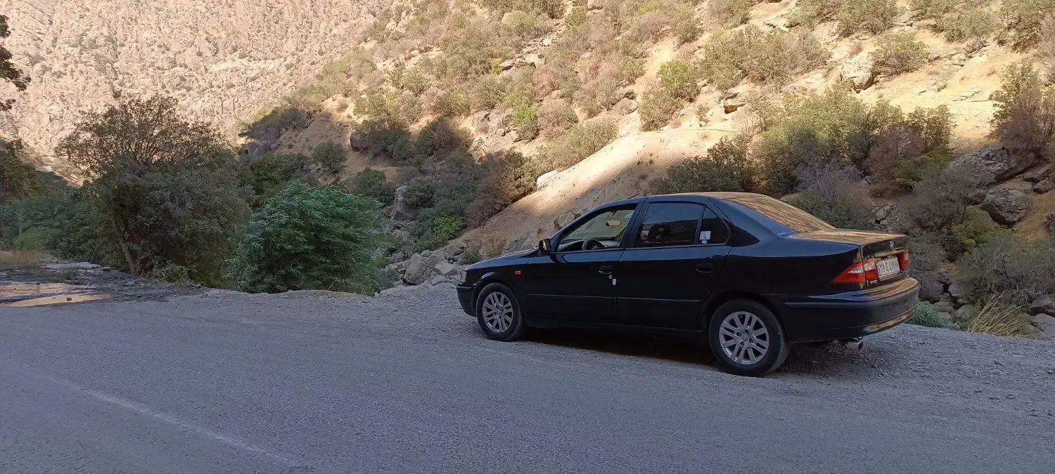 سمند مشکی ef۷|خودرو سواری و وانت|الیگودرز, |دیوار