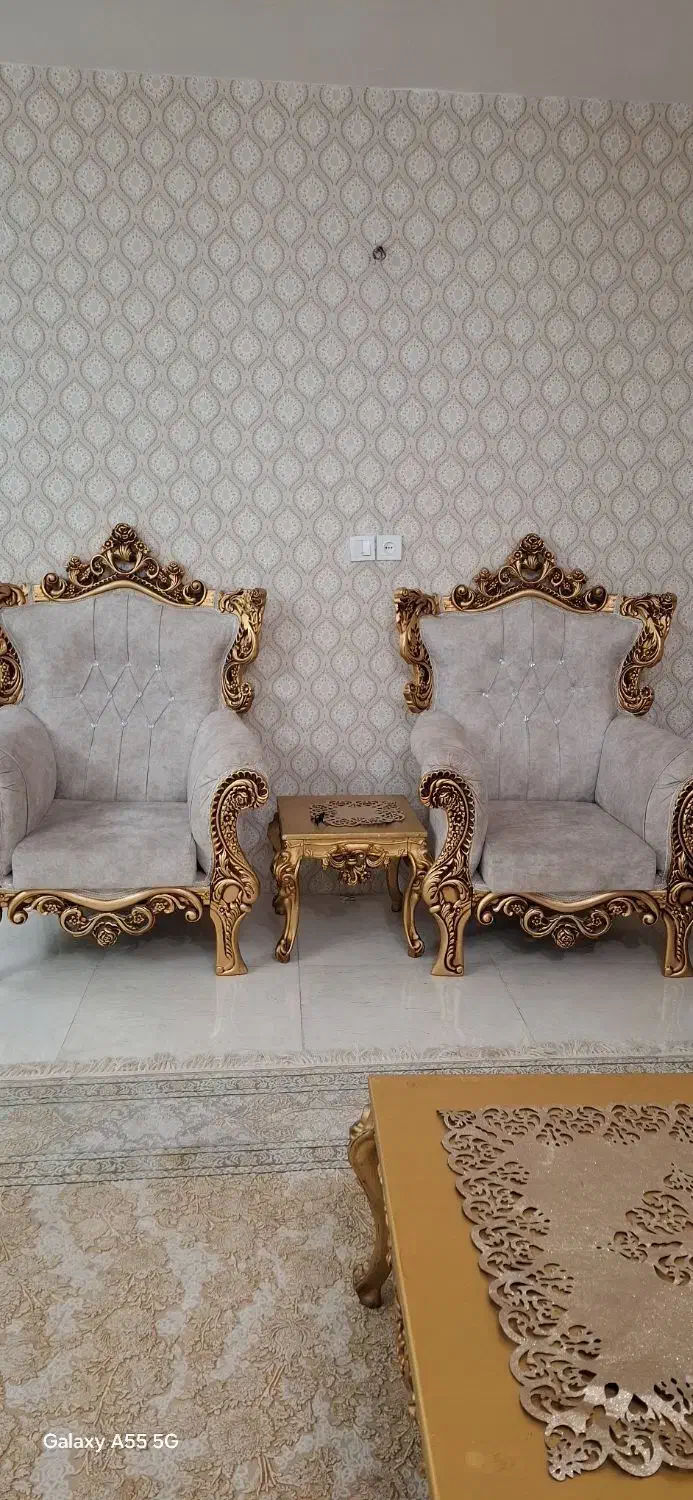 مبل سلطنتی|مبلمان خانگی و میز عسلی|محمدشهر, همایون ویلا|دیوار