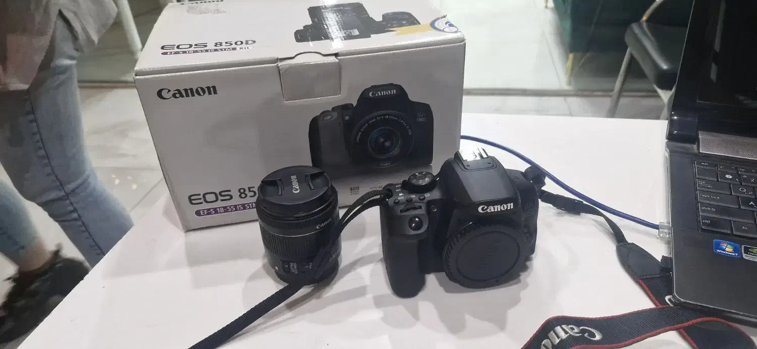 دوربین کنون d850  در حد نو کم کارکرد|دوربین عکاسی و فیلم‌برداری|ری, فیروزآبادی|دیوار