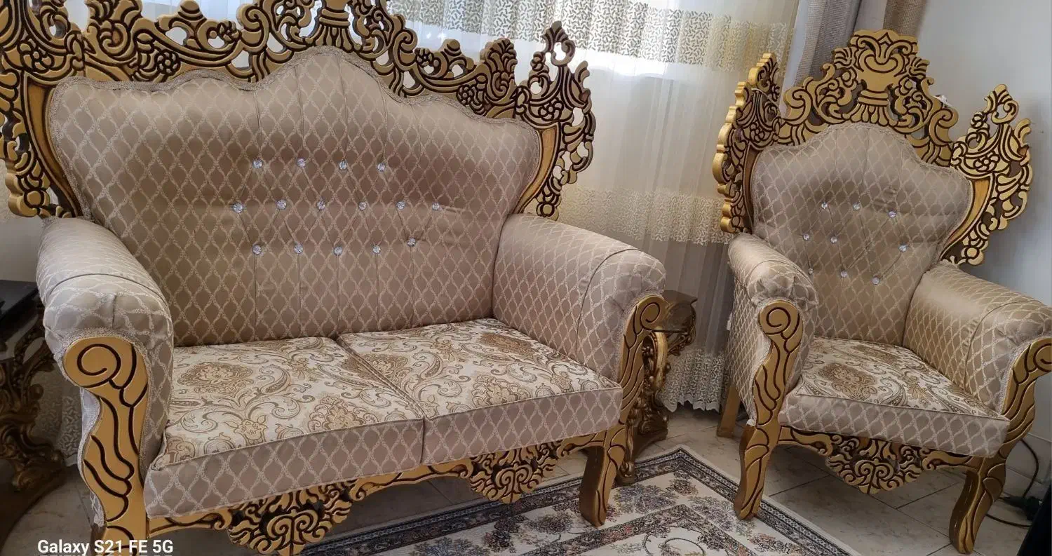 مبل سلطنتی|مبلمان خانگی و میز عسلی|همدان, |دیوار