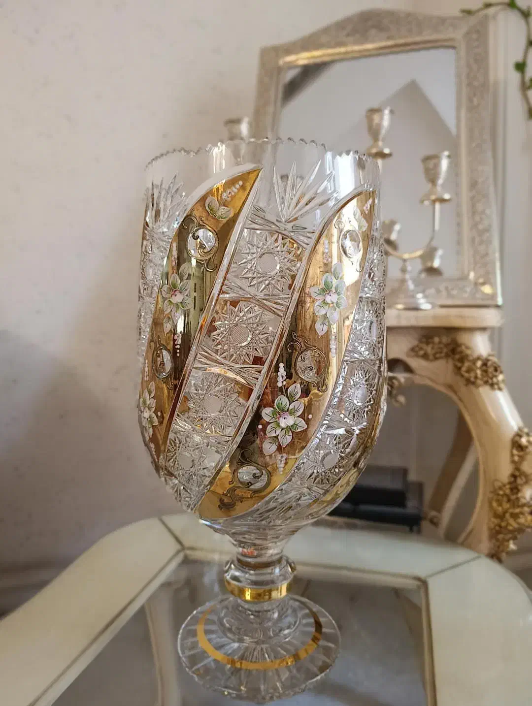 کنار سالنی غول پیکر طلاکوب اصل چک|صنایع دستی و سایر لوازم تزئینی|تبریز, |دیوار