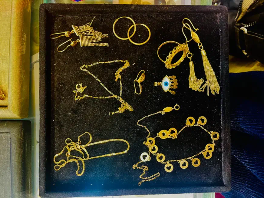 طلا دست دو|جواهرات|دهدشت, |دیوار