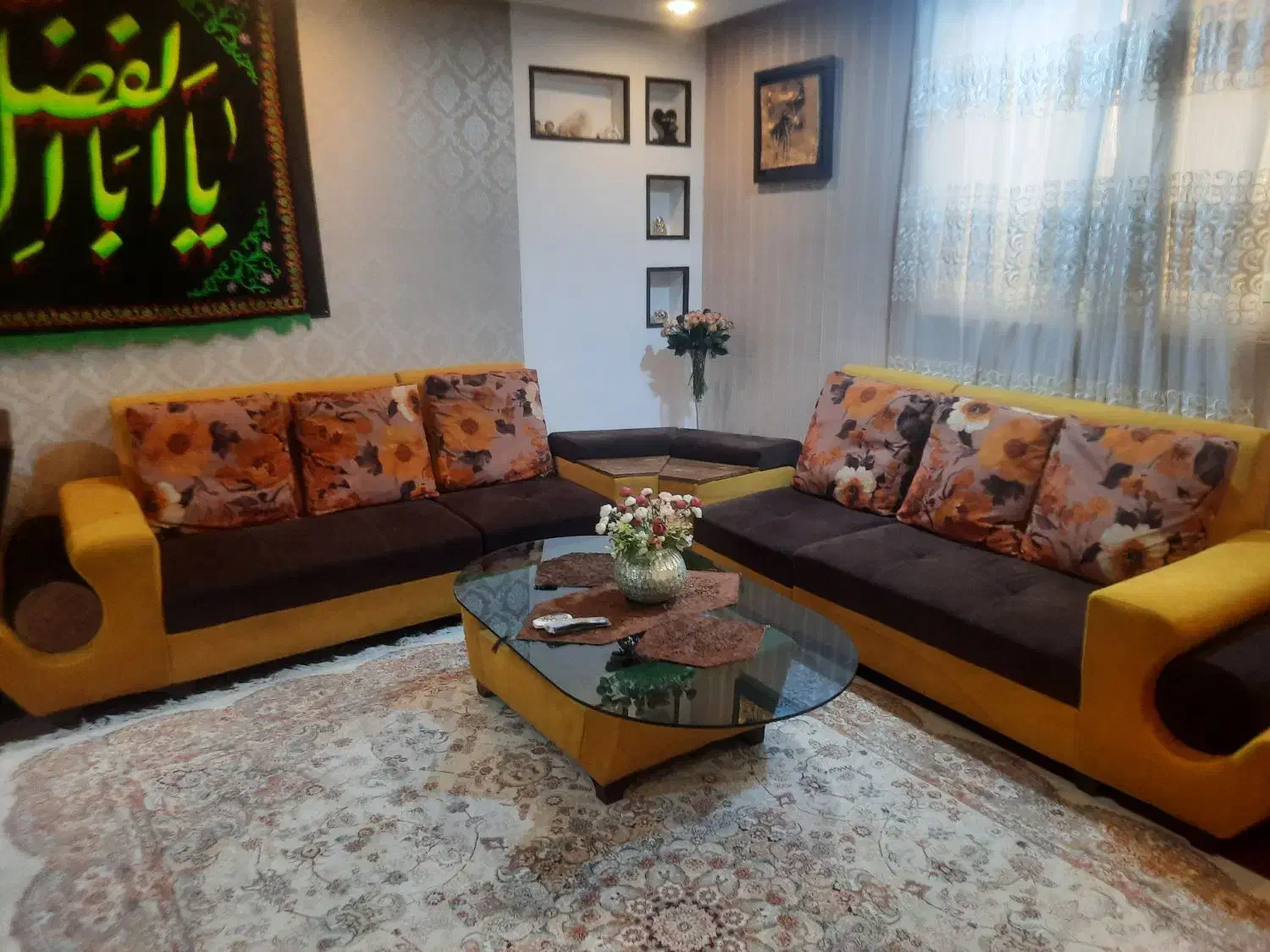 مبل راحتی سالم وتمیز|مبلمان خانگی و میز عسلی|اهواز, کوی مهندسان|دیوار