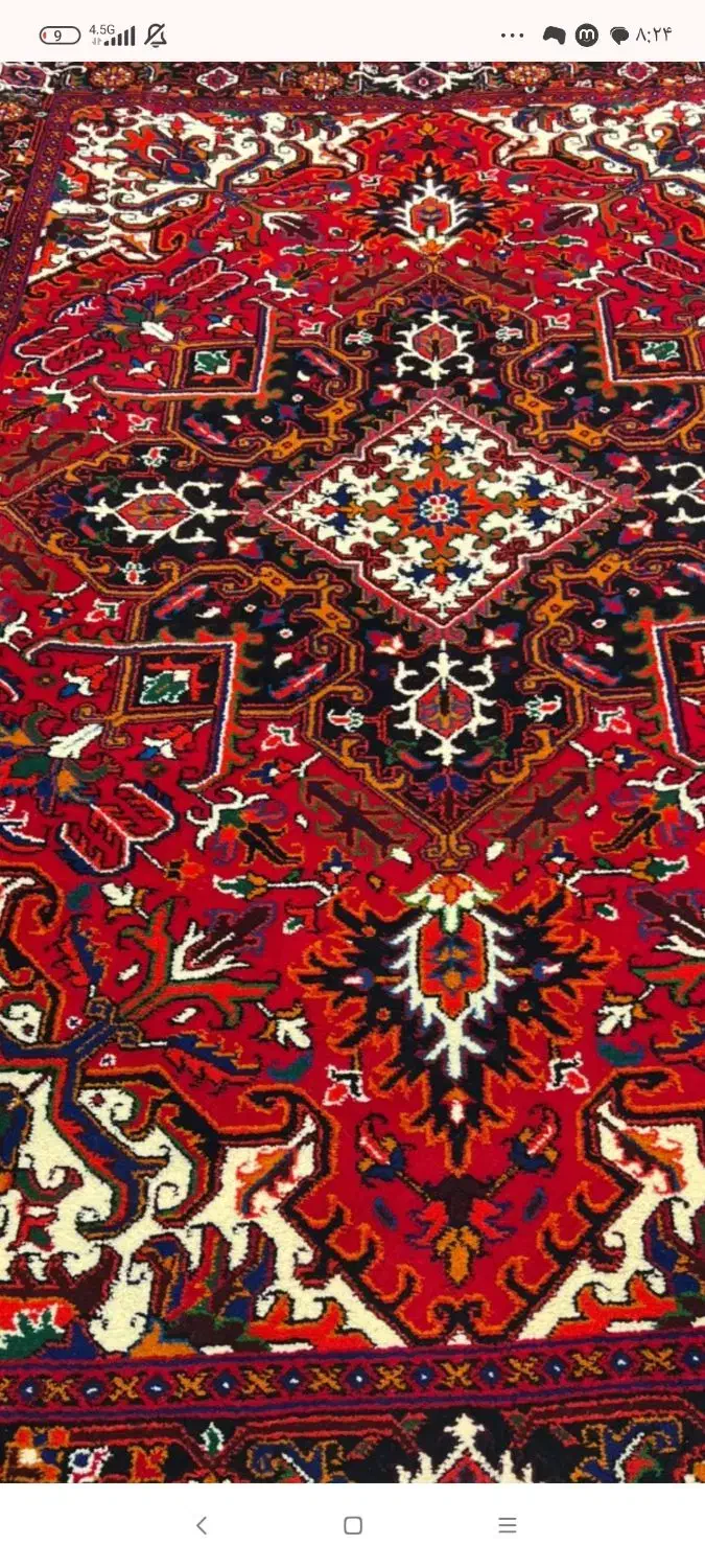 یک جفت فرش شش متری دست بافت هریس تیریز|فرش|تهران, شوش|دیوار