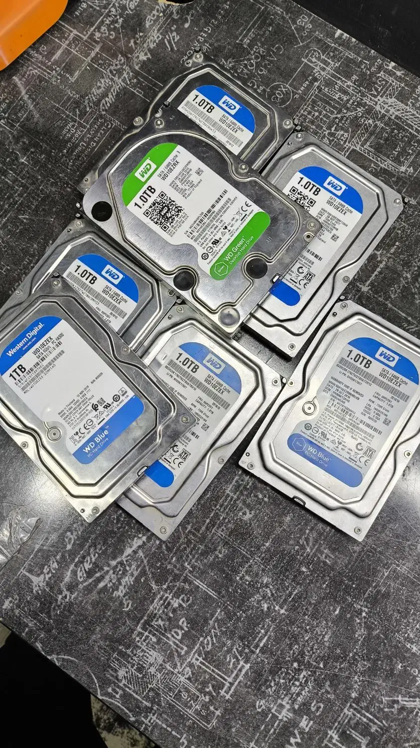 فروشگاه آریانا - هارد ۱ ترابایت سلامت ۱۰۰ برند WD|قطعات و لوازم جانبی رایانه|بندر ماهشهر, |دیوار