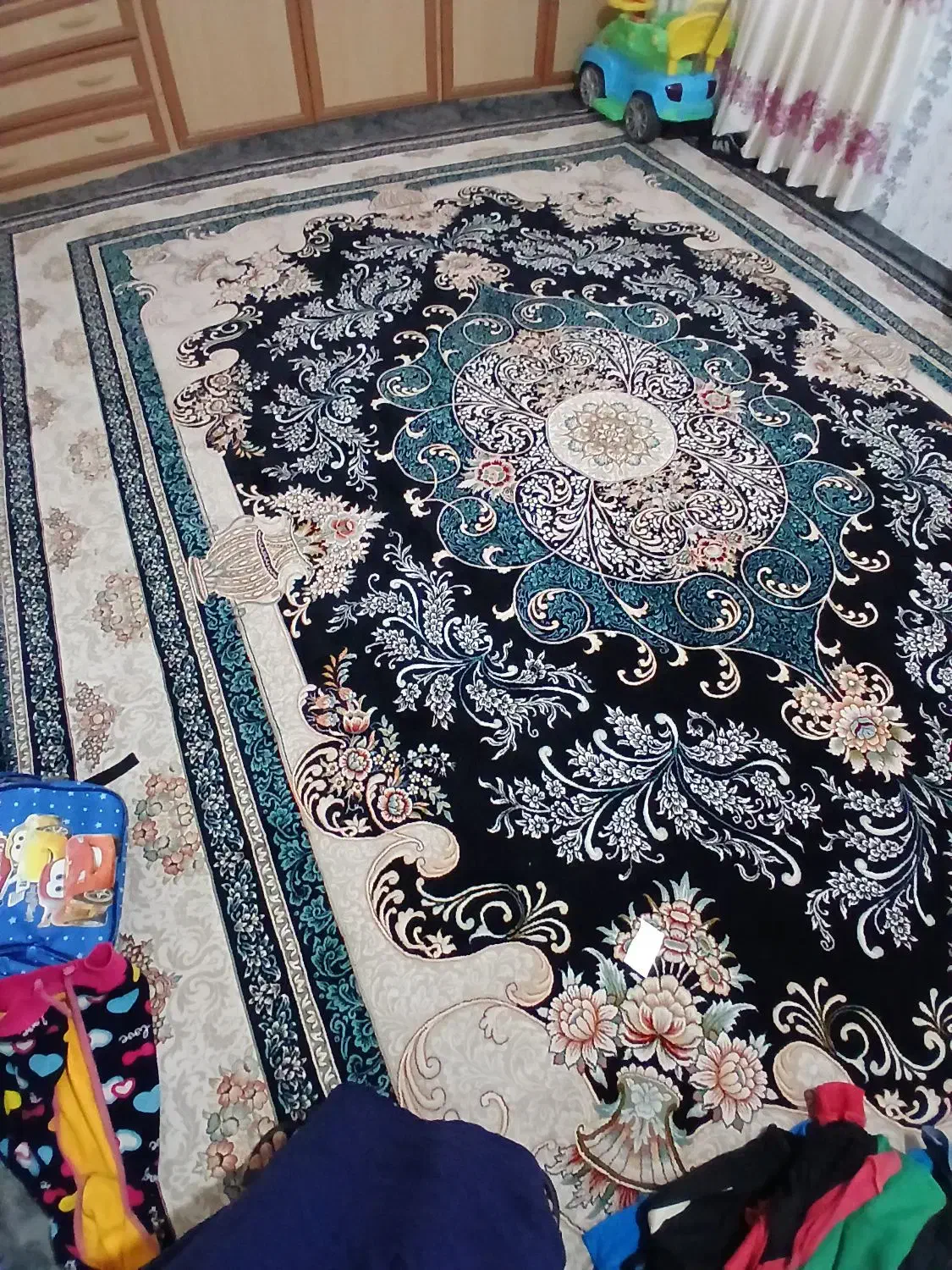 فرش ۱۲ متری سالم تمیز|فرش|گالیکش, |دیوار