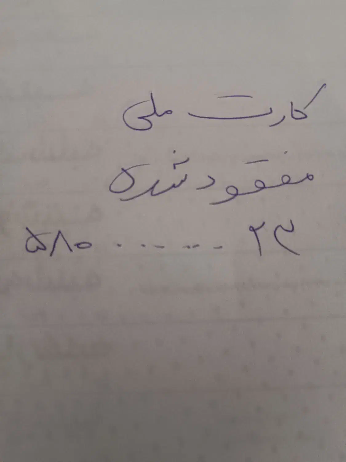 کارت ملی|اشیا|محمدیه-قزوین, |دیوار