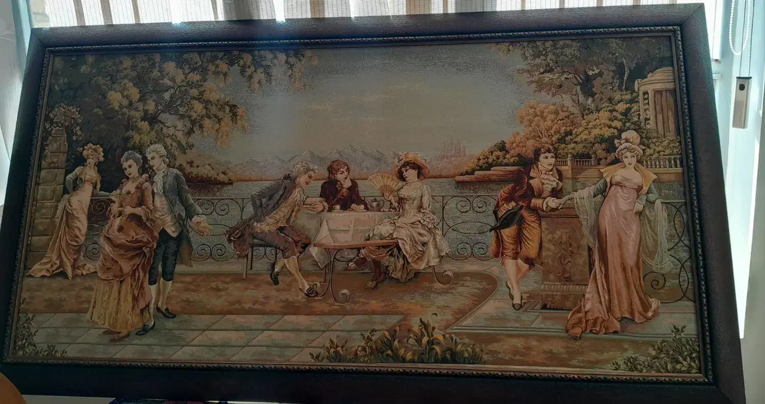 تابلو طرح اسپانیایی|تابلو فرش|شهرکرد, |دیوار