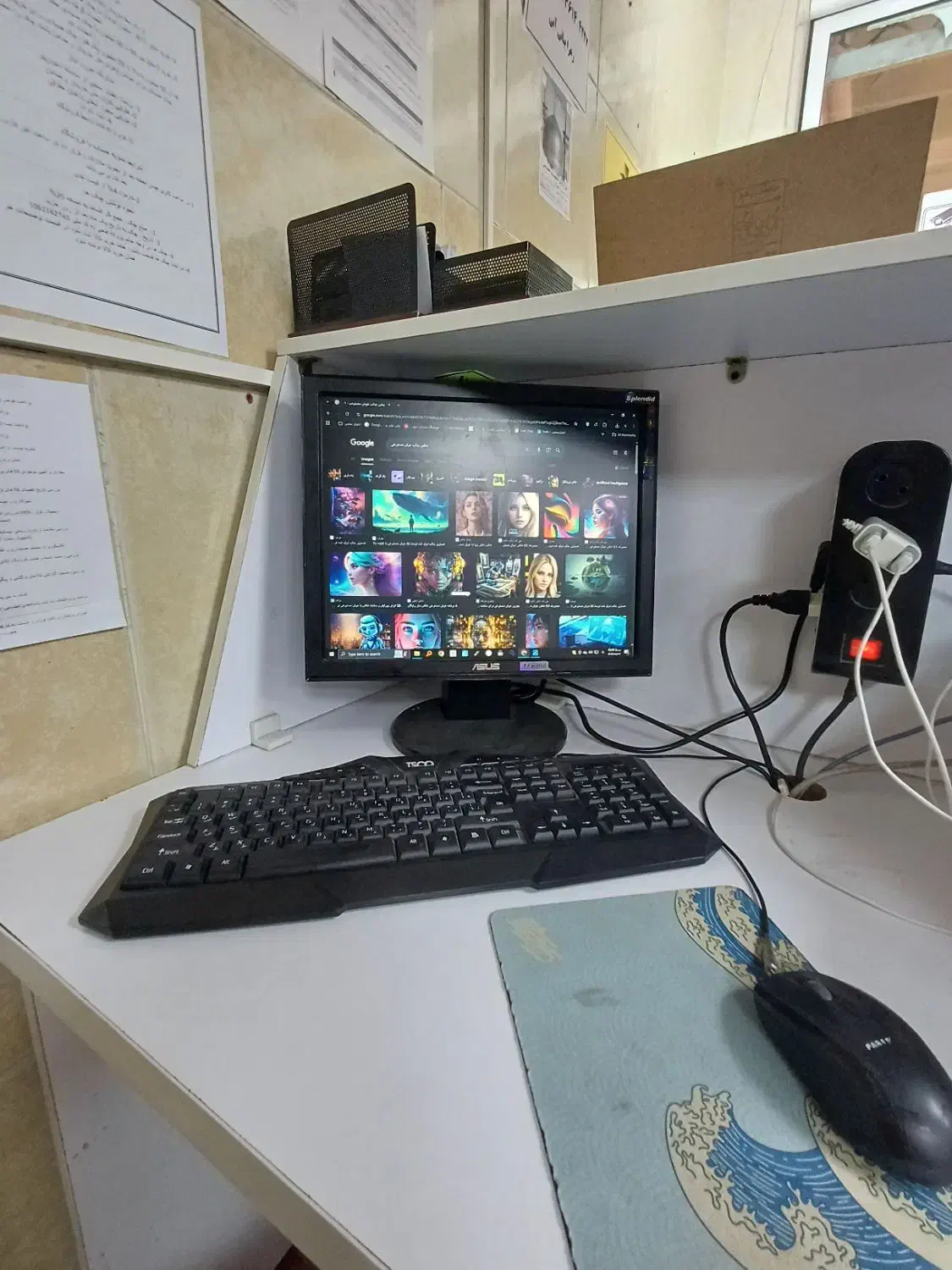 مانیتور ایسوس اقساطی۱۷ اینچ/بدون پیش وضامن/۱۵ ماهه|قطعات و لوازم جانبی رایانه|پرند, فاز ۲|دیوار