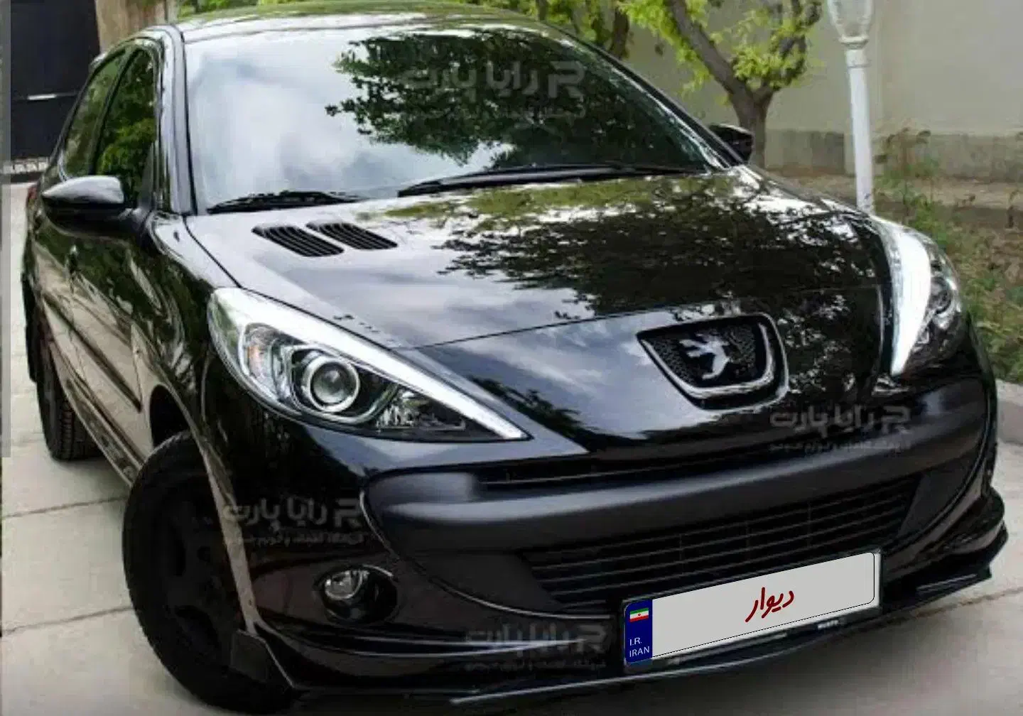 ۲۰۷ پانا اتومات مشکی|خودرو سواری و وانت|ایلام, |دیوار