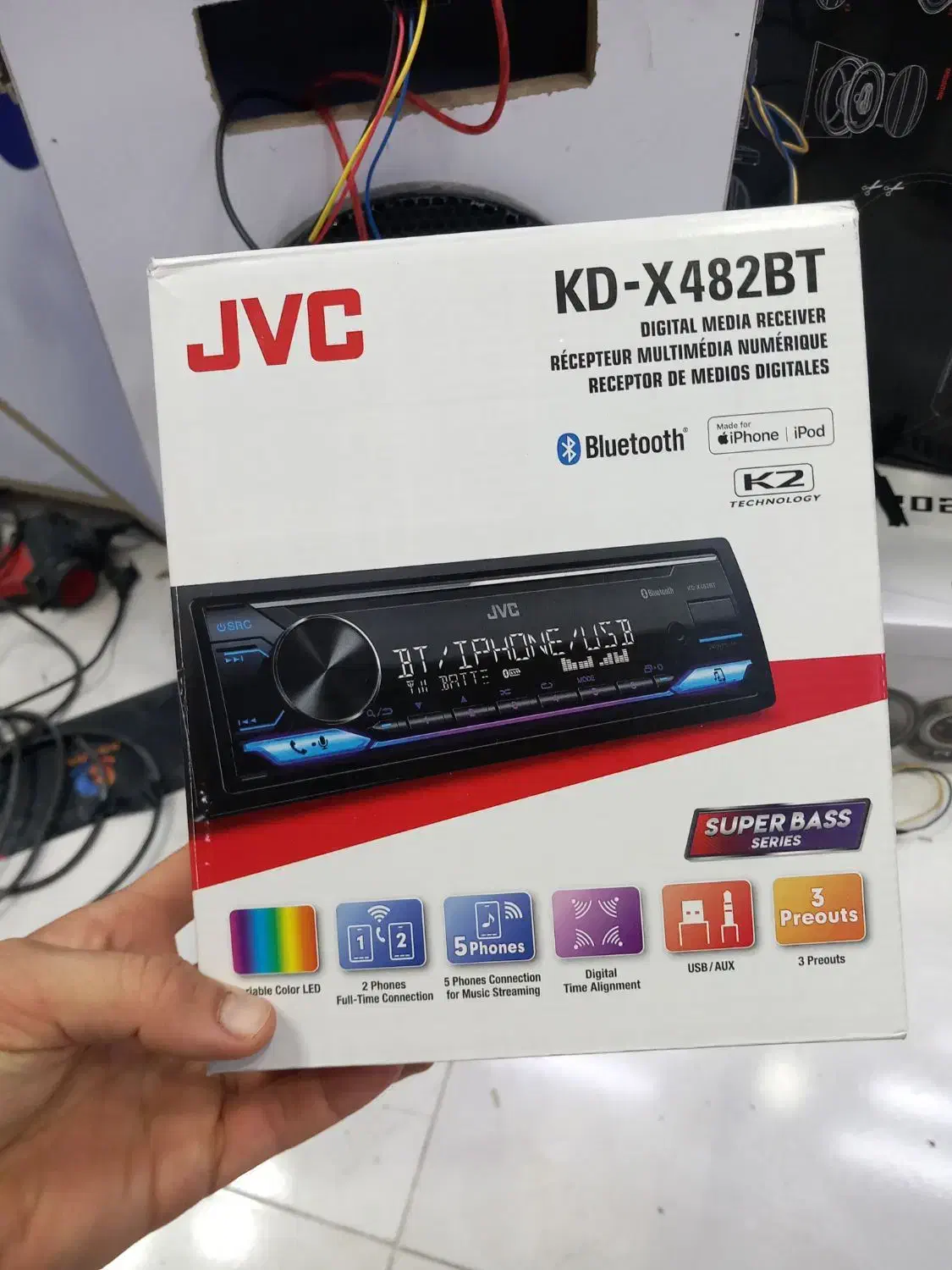 پخش خودرو JVC و باند هرتز|قطعات یدکی و لوازم جانبی|اهواز, شریعتی جنوبی|دیوار