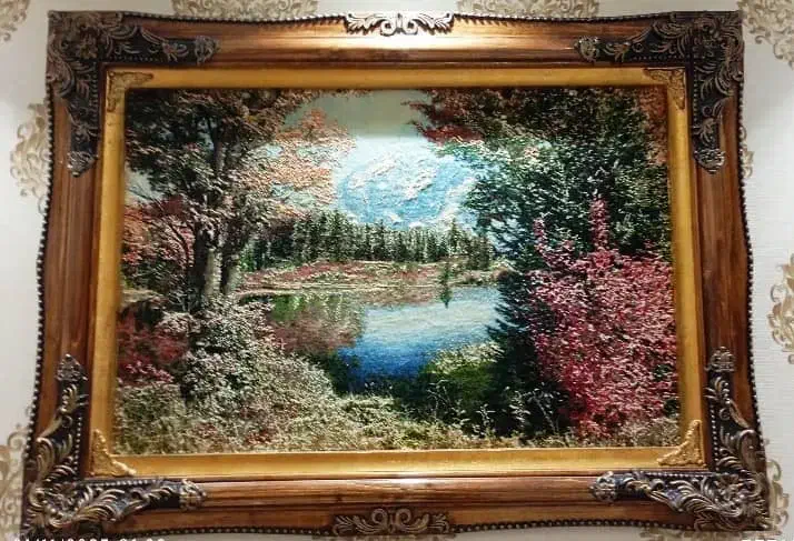 تابلو فرش، چله ابریشم|تابلو فرش|تهران, پونک|دیوار