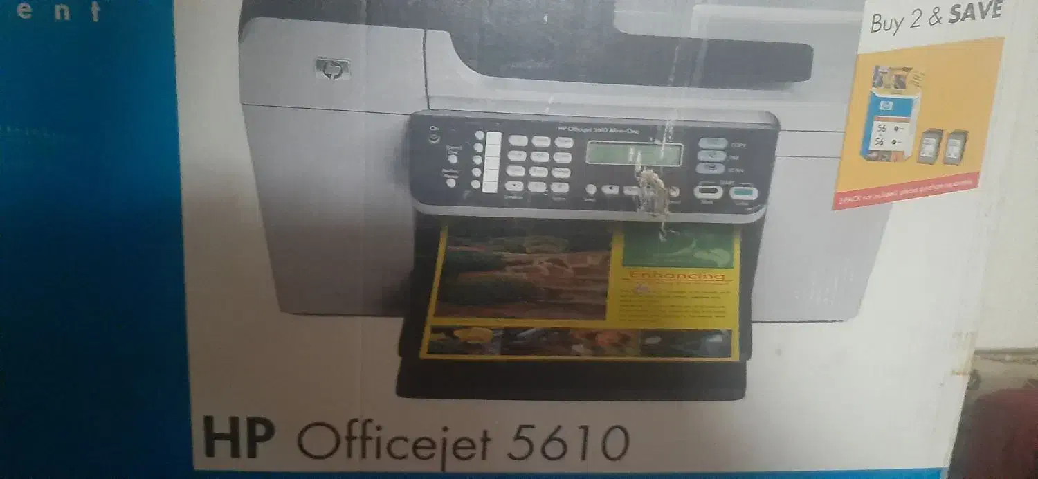 پرینتر چهار کاره مدل hp5610|پرینتر، اسکنر، کپی، فکس|خرم‌آباد, |دیوار