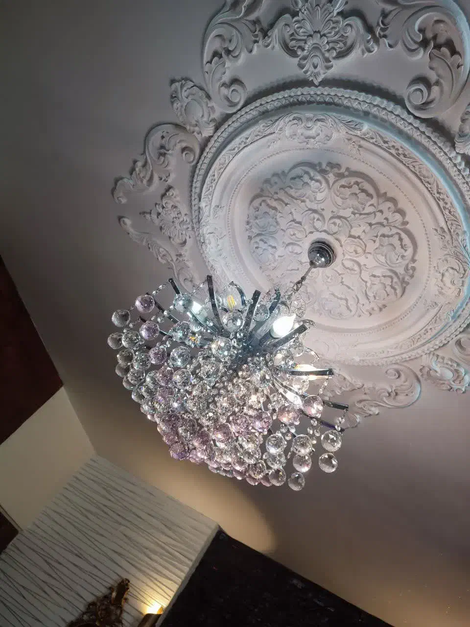 لوستر کریستالی|لوستر و چراغ آویز|تهران, ابوذر|دیوار