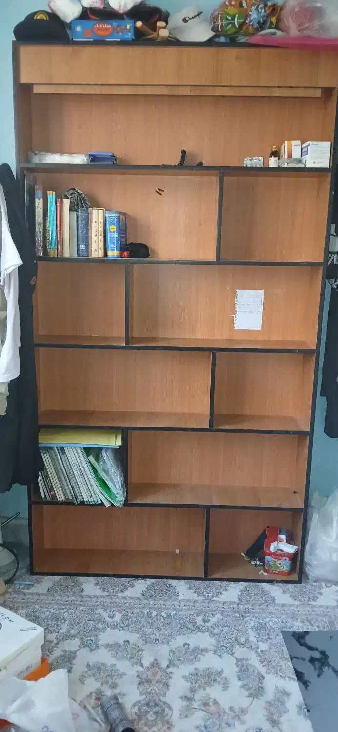 کتابخانه تمام امتیازات دی اف|کتابخانه، شلف، قفسههای دیواری|خرمآباد, |دیوار