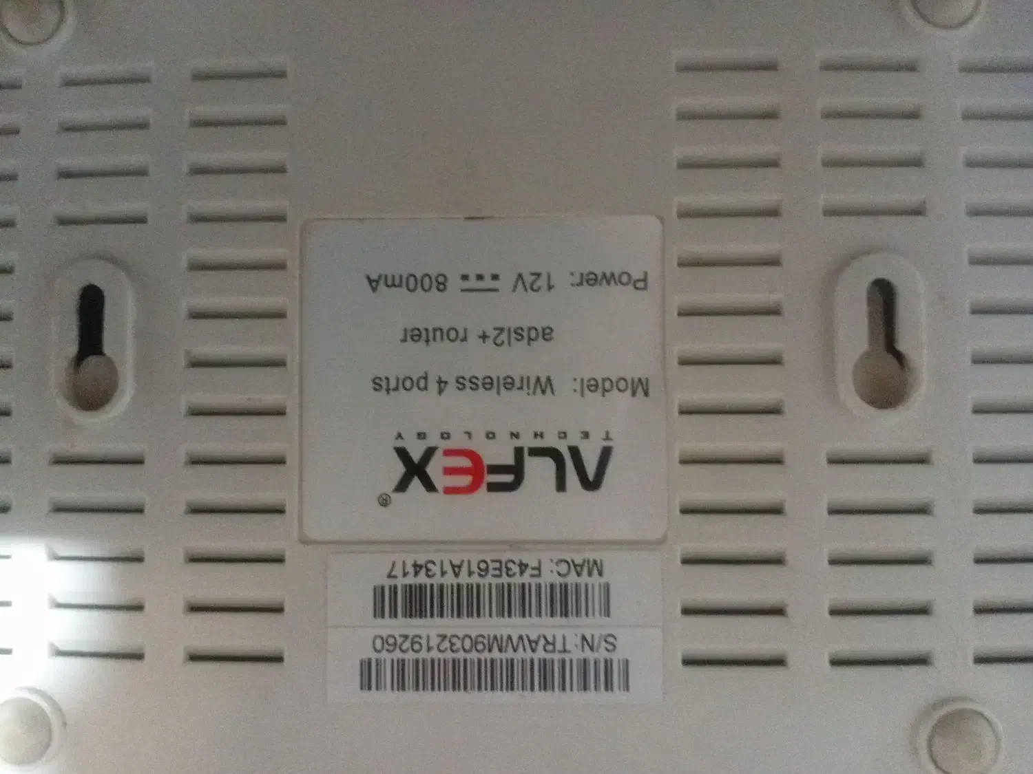 مودم ADSL وای‌فای ALFEX|مودم و تجهیزات شبکه|کرج, شهرک ظفر|دیوار