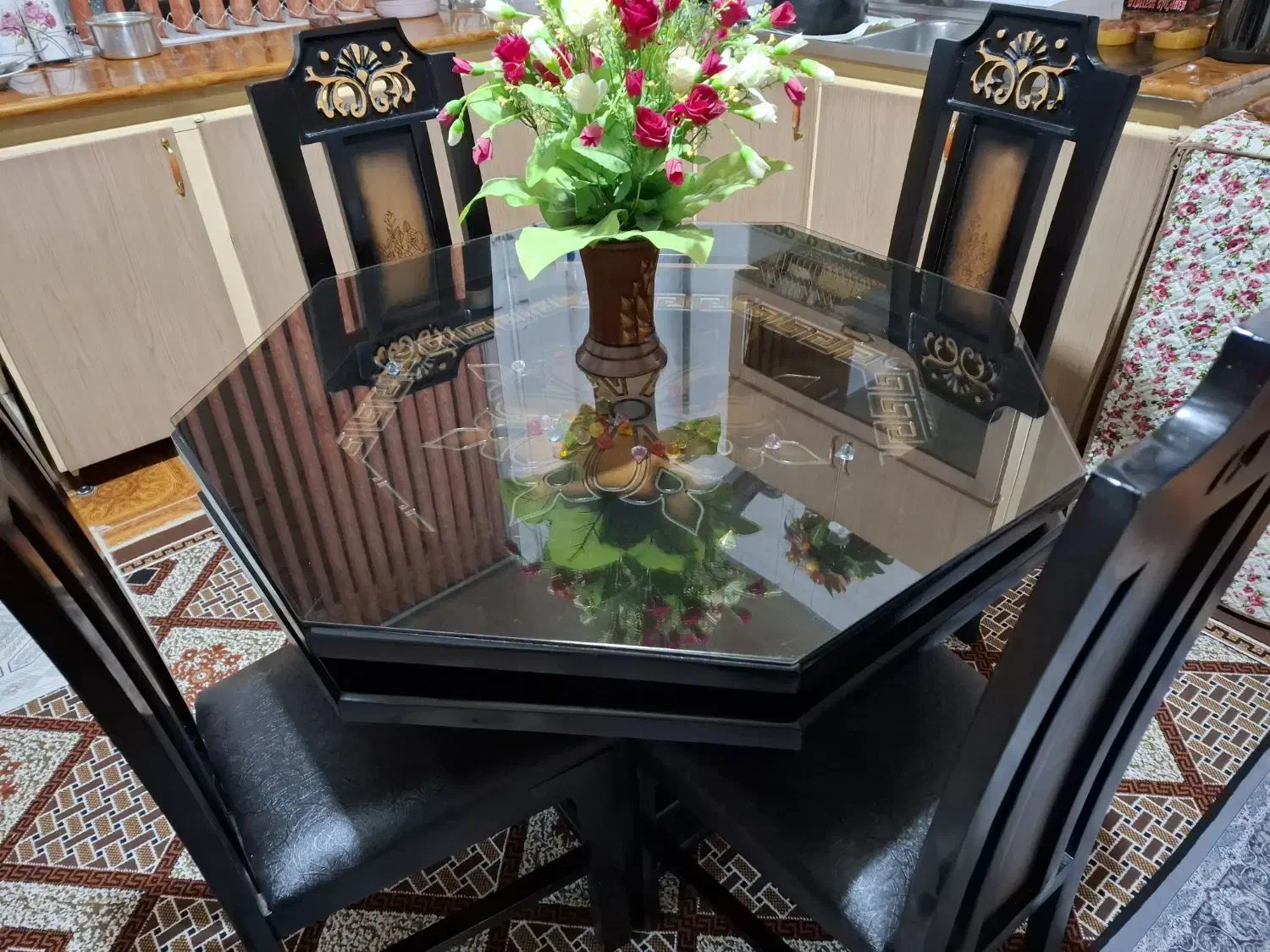 ناهارخوری 4نفره|میز و صندلی غذاخوری|کوار, |دیوار