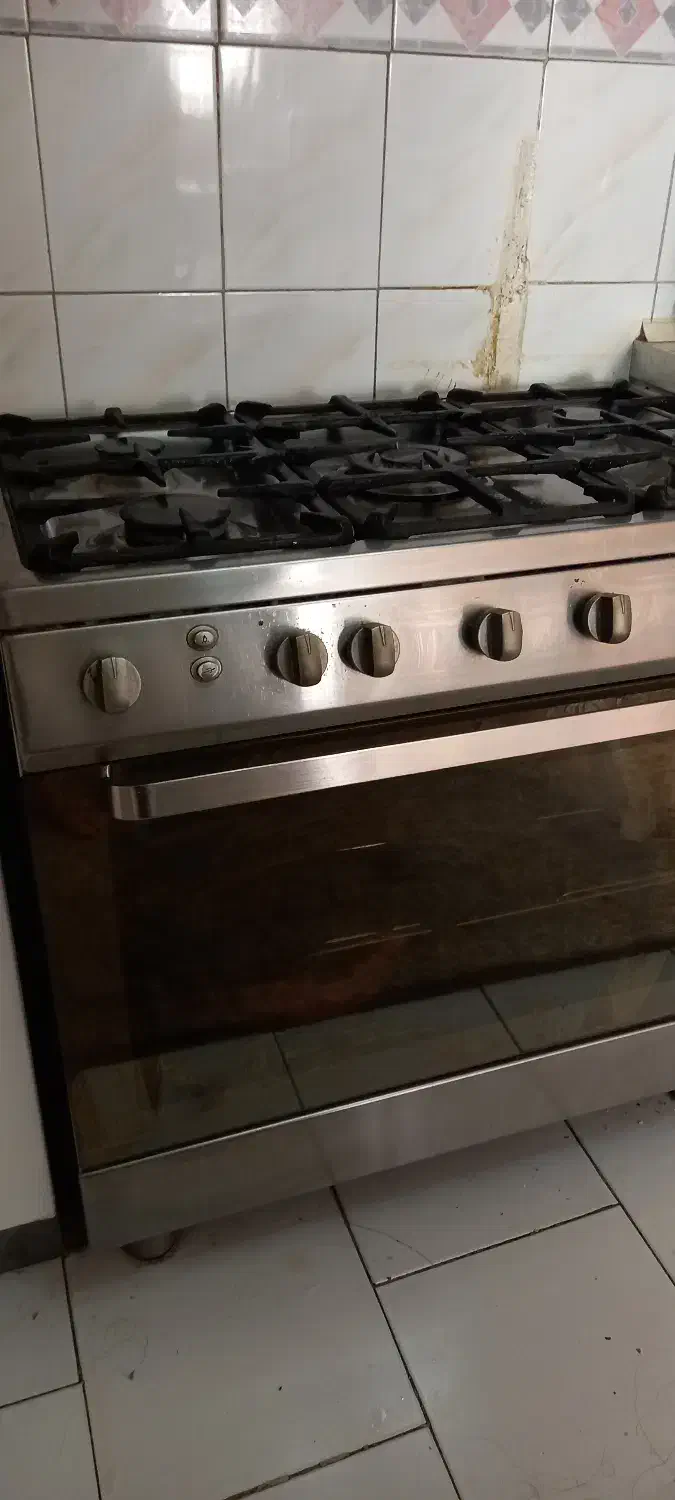 گاز ۵ شعله تکنو اصل ایتالیا|اجاق گاز و لوازم برقی پخت‌وپز|تهران, تهرانپارس جنوبی|دیوار
