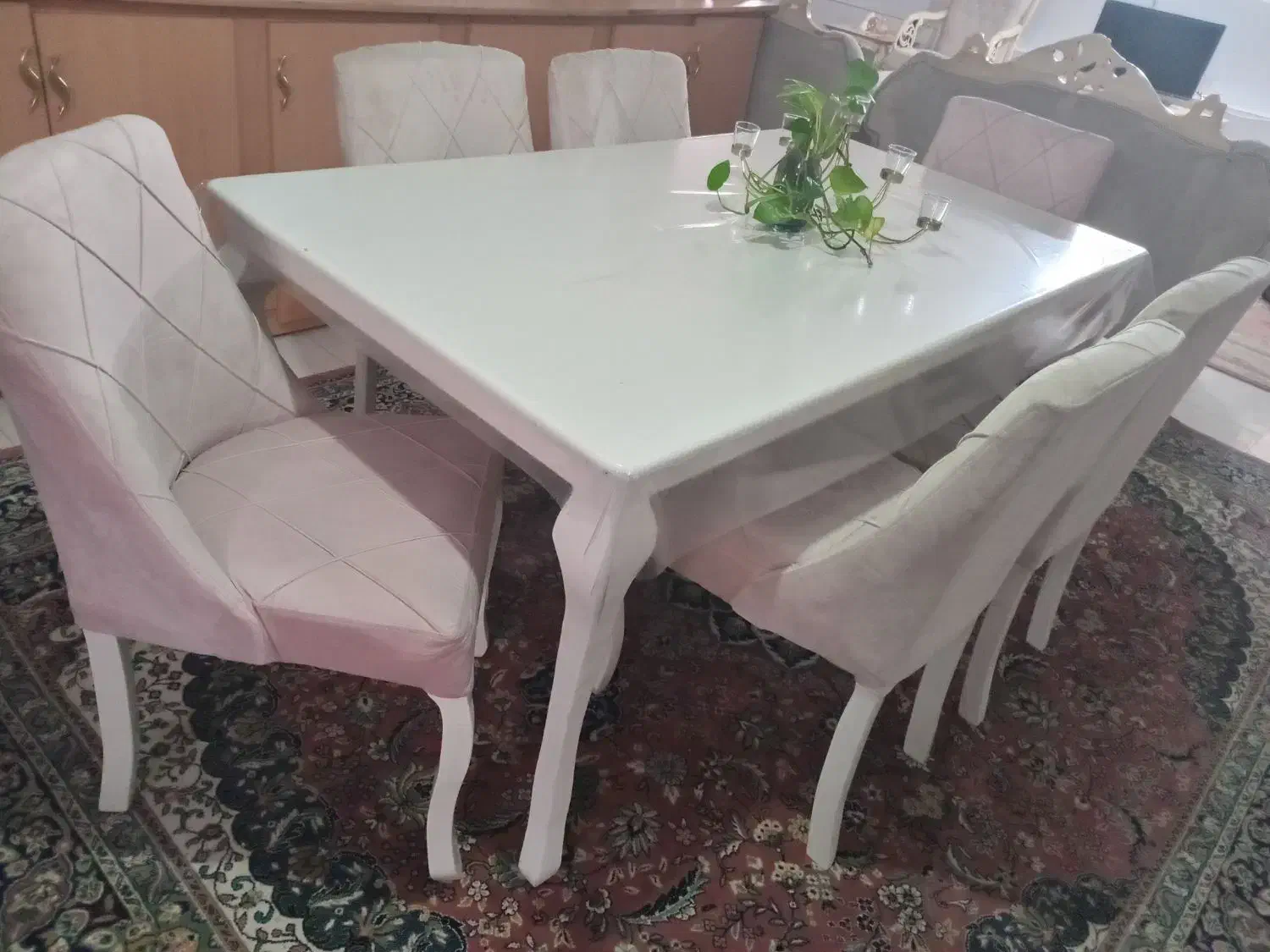 میز غذاخوری شش نفره|میز و صندلی غذاخوری|سراب, |دیوار