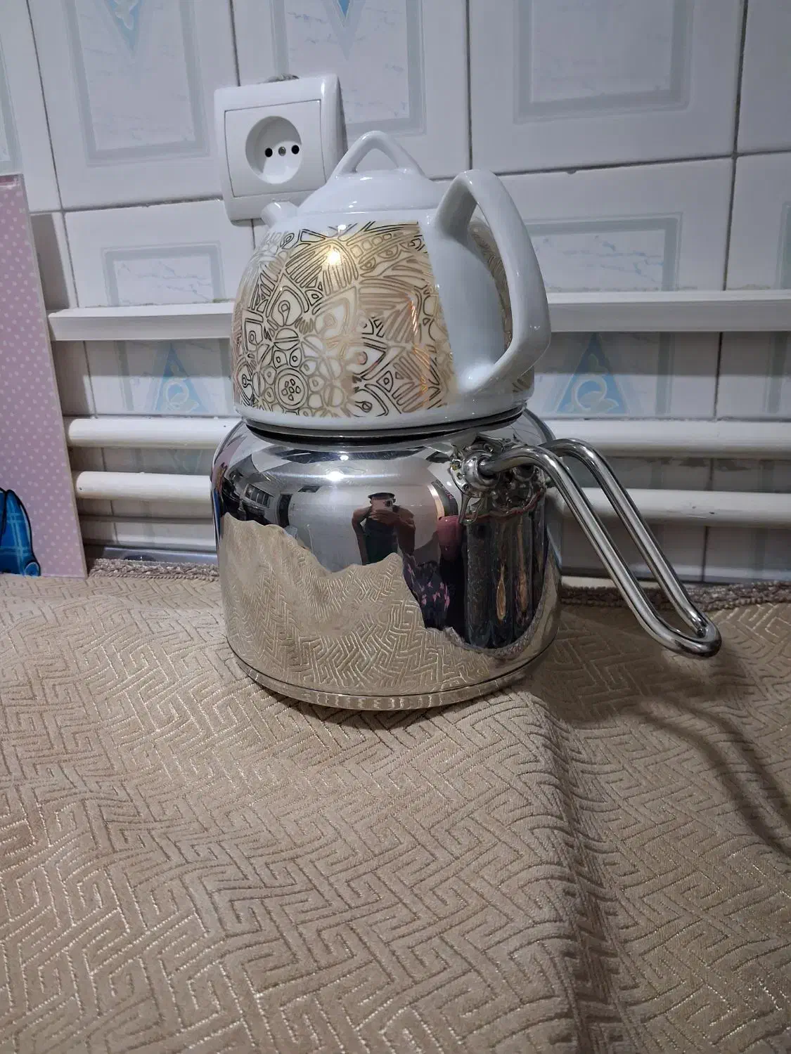 کتری قوریNezaz،سینی ملامین ،رنده دستی چرخ گوشتی|قوری، کتری، قهوهساز دستی|تهران, شهرک شریعتی|دیوار