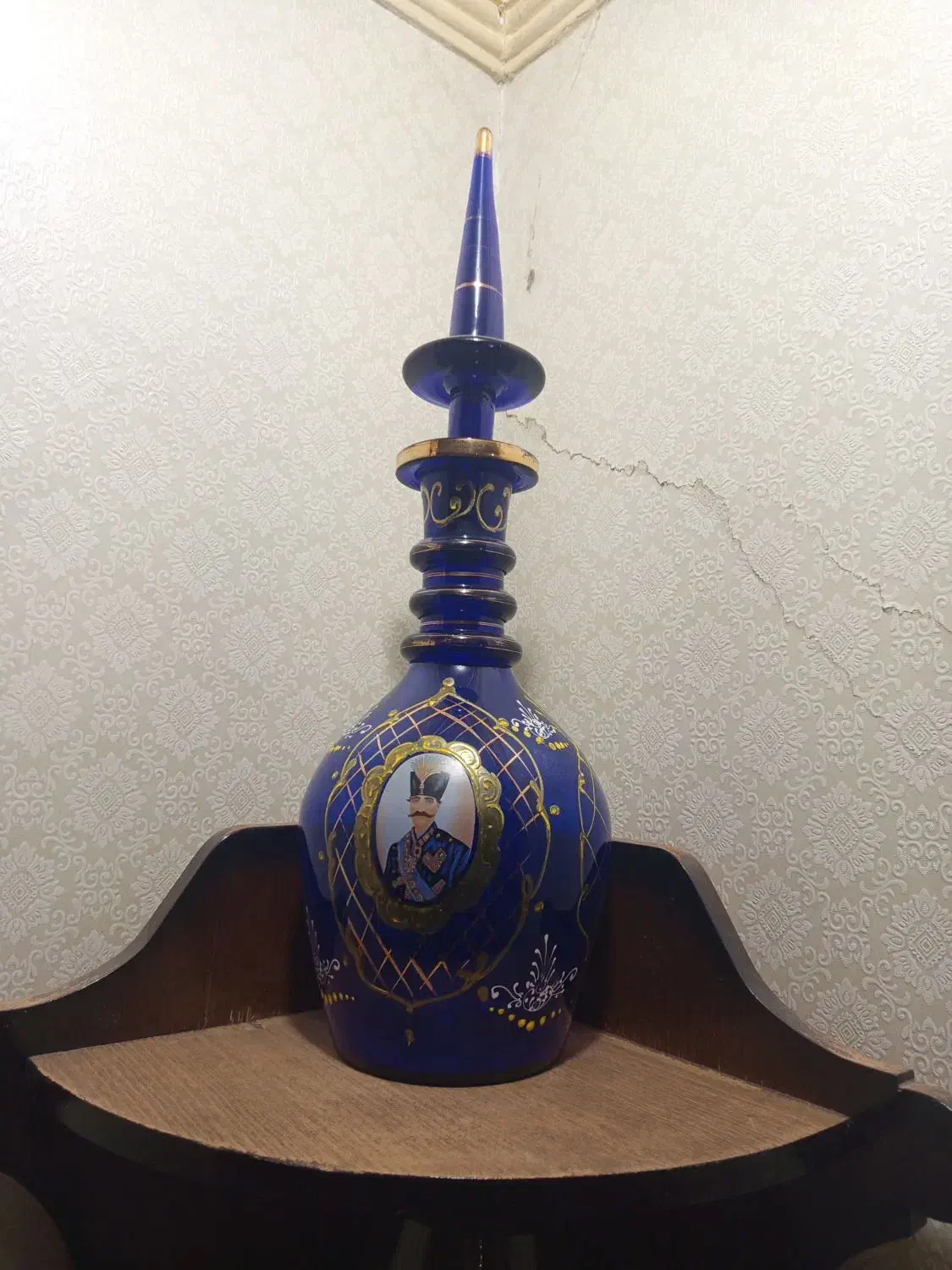 تنگ نیزه ای شاه عباسی طلا کوب|کلکسیون اشیاء عتیقه|ابهر, |دیوار