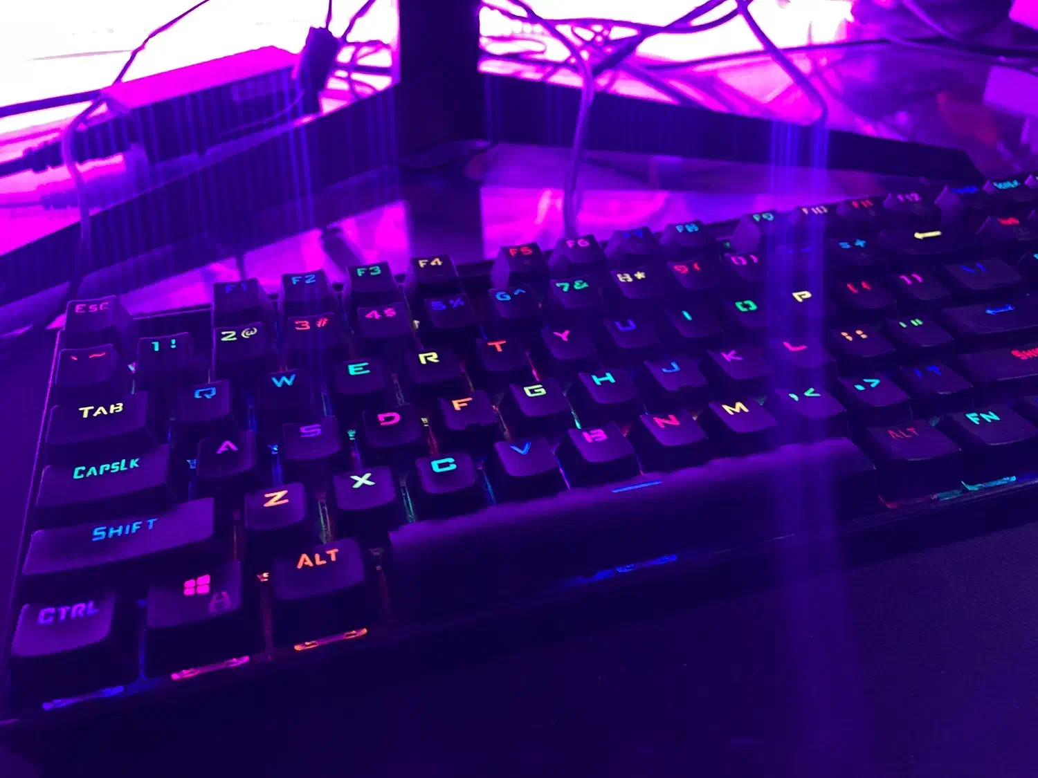 کیبورد ردراگون RGB|قطعات و لوازم جانبی رایانه|سمنان, |دیوار