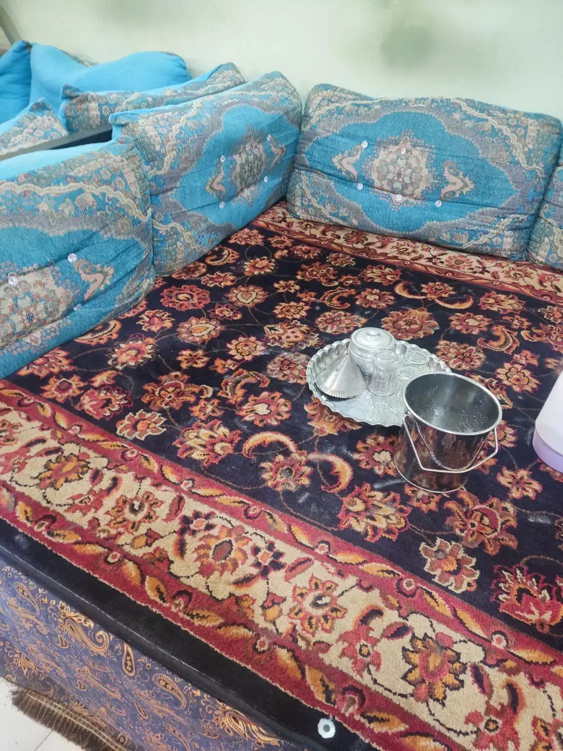 پشتی مخصوص قهوه خانه|پشتی|سیرجان, |دیوار